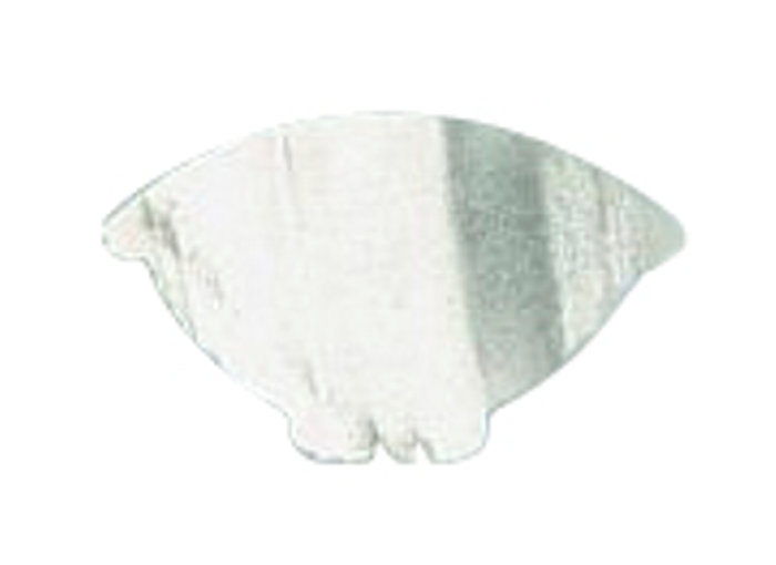 Kvartstafflist plast hvit – 19 x 19 x 3000 mm